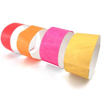 China Custom Printing Tyvek Waterproof Wristband Low Price Design Activity Dupont Paper Waterproof Wristbands for sale