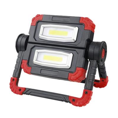 China Auto Inspection Manufacturer Emergency Hands New 20w Battery Free Flexible Tripod Stand Waterproof Flood Handled Portable COB Led Work Light for sale