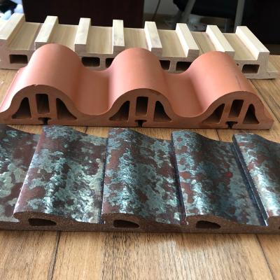 China Color And Type Can Be Customized Factory Direct Sales Corrugated Terracotta Exterior Panel Decorativ Wall Sheets Outer Panel for sale