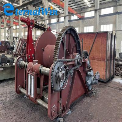 Κίνα 2 Ton-60 Ton Hydraulic Anchor Winch Single Or Double Drum προς πώληση