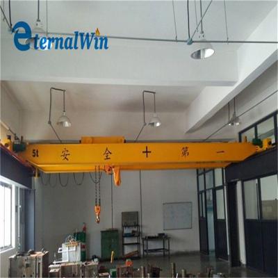 China European Workshop Warehouse Single Beam Double Beam Bridge Crane Double Hook for sale