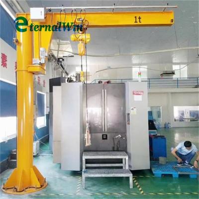 China Easy Operation Warehouse Used Floor Mounted Jib Crane Cantilever Crane zu verkaufen