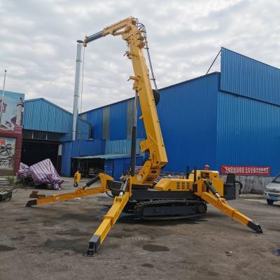 중국 5 Ton 16.8m Spider Aerial Lift Narrow Space Heavy Lifting Crane Spider With Basket 판매용