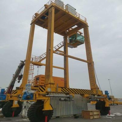 Китай 40Ton RTG Rubber Tired Container Straddle Carrier Motorized Gantry продается