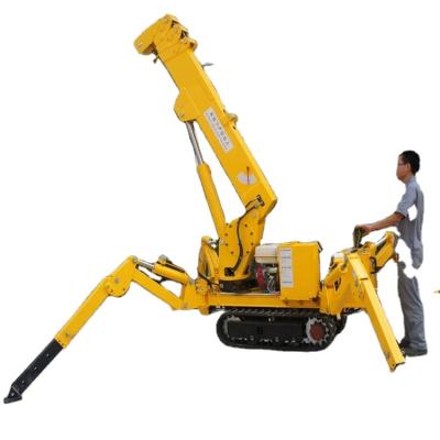 Chine ascenseur télescopique de boom d'araignée de Crane Remote Control Electric Diesel de chenille d'araignée de 5T 8T à vendre