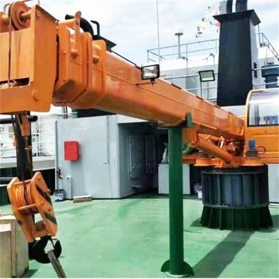 China Seaport Marine 30T Mobile Harbor Crane Marine Knuckle Boom Crane Te koop