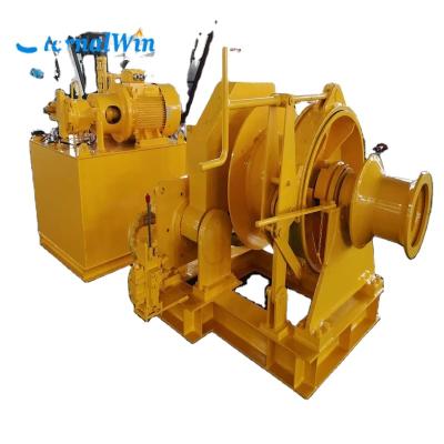 中国 1-75ton Marine Hydraulic Winching Machine with Customized Rope Capacity 販売のため