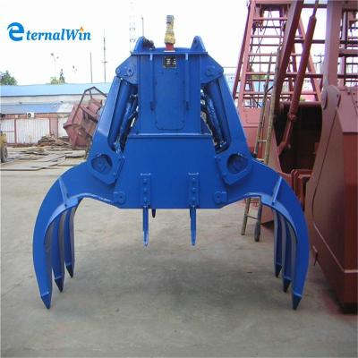 China Hydraulic Crane Grab For Port Cranes Excavators Grab Clamshell à venda