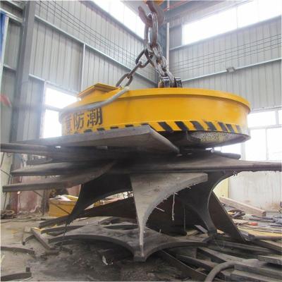 Chine Grand Chuck Excavator Crane Lifting Magnet électromagnétique électrique circulaire 700mm 800mm à vendre