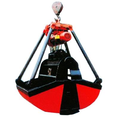 Κίνα 6-12 CBM Crane Grab Orange Clamshell Grab Bucket Overhead Crane Grapple προς πώληση