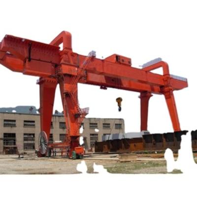 China European Boat Marble Lifting Truss Bridge Crane Double Girder Gantry 32T 50T for sale