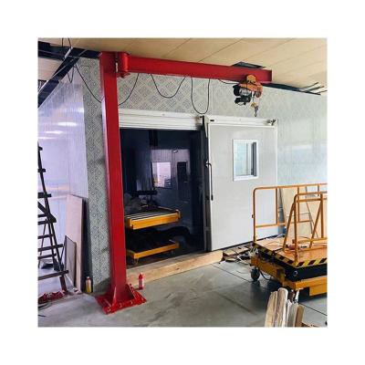 China 5T Cantilever Crane Column Type Jib Hoist Crane 180-360 Degree Slewing Rotation for sale