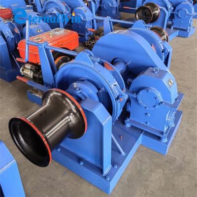 China Customized Rope Capacity Marine Hydraulic Winch For 1-75ton Loads Made Of Metal Steel for sale