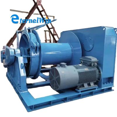 中国 Steel Marine Electric Winch Rated Load 1 Ton To 100 Ton Wire Rope Diameter 8mm To 60mm 販売のため