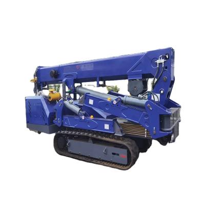 China Powerful Electric And Diesel Power 5 Ton Spider Crane In Yellow / Red / Blue / Black Or Green For Heavy Lifting for sale