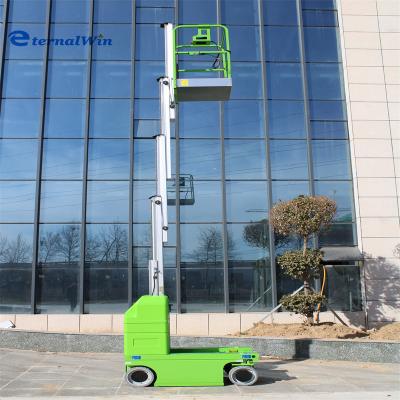 China Sistema de alta seguridad Plataforma de trabajo aéreo Elevador vertical con botón de parada de emergencia en venta