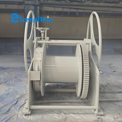 China 40T Marine Boat Manual Towing Winch With Wire Rope à venda