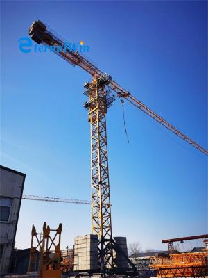 China Fixed Base Flattop Luffing Boom Tower Crane Factory for sale