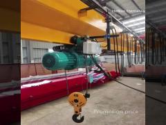 10ton single beam overhead crane for warehouse workshop use