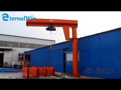 Column Swing Jib Crane Slewing Arm 360 Degree Free Standing For Lifting