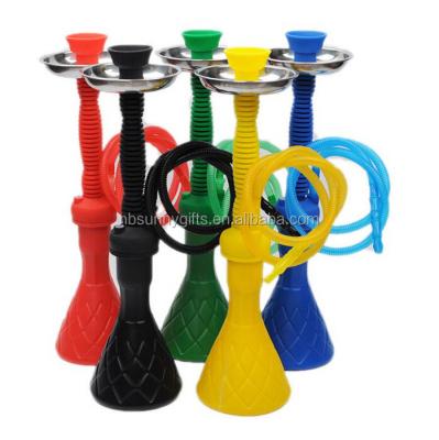 China Durable Shisha Narguile Silicone Hookah Sheesha Sheesha Shisha 49cm Travel Plastic Hookah for sale