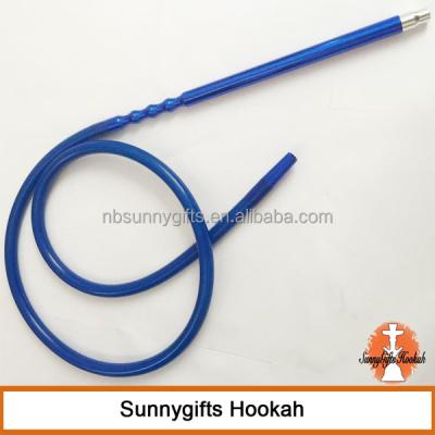 China Good quality and unique design shisha pipe best selling new products colorful silicon pipe shisha/plastic shisha pipe for sale