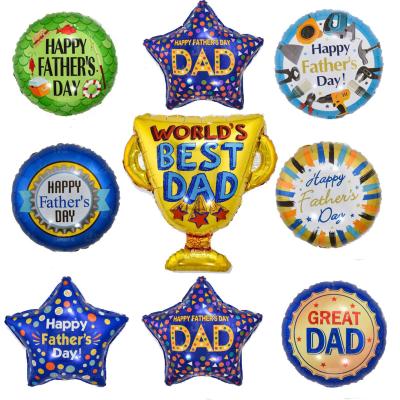 China Wedding Balloon Wedding Balloon 18inch Party Decorations Supplies Best Dad Fathers Day Gifts Fathers Day Helium Foil Balloons for sale