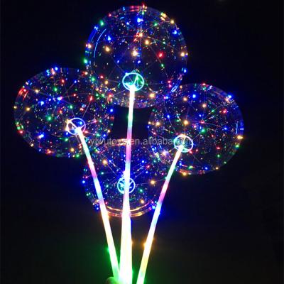 China Promotional Toy Promotional Toy Top Selling Ebay Amazon Clear Bubble Led Ball With Sticks for sale