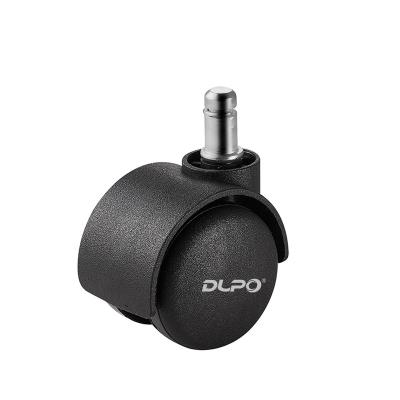 China Modern DLPO 30/40/50 Mm Flat Or Threaded Stem Office Chair PP Furniture Caster Wheels for sale