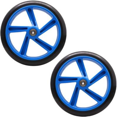 China Electric Scooters Dlpo Scooter Replacement Wheels Black PU Mobility Scooter Wheels 8inch With Bearings for sale