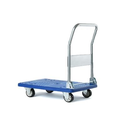 China Trolley DLPO PP Platform Hand Truck Wheel Foldable Trolley Max Load To 350 Kg for sale