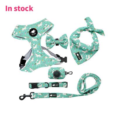 China Sustainable Manufacturer Dog Accessories Ajustable Wholesale Dog Harness Set Latest 2021 Pet Products Hits for sale