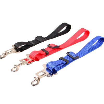 China Stocked Adjustable Pet Car Safety Leash Of Various Factory Manufacture Polypropylene for sale