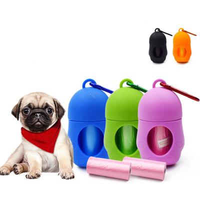 China Sustainable Wholesale Custom Colorful Eco-Friendly Dogs And Cats Pet Poop Bag Dog Waste Bag With Dispenser for sale