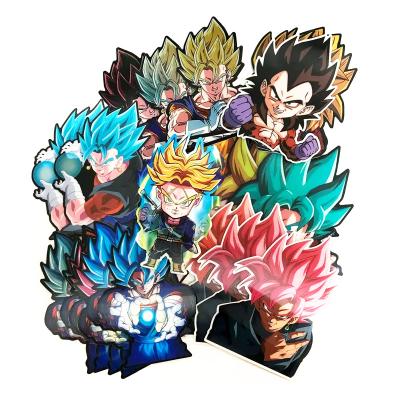 China Cartoon Sticker Factory Supplier Lenticular Sticker 3D Sticker Effect Anime for Car Wall Decor for sale