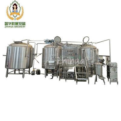 China Restaurants/factory/pub 500L two vessels brewery equipment for sale