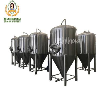 China Restaurants Stainless Steel Beer Production Machine for Restaurant Attached With Mash Tun Lauter Tank and Fermenter 800L for sale