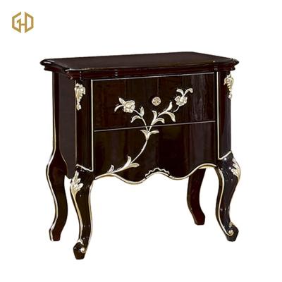 China High Quality Custom Wooden Nightstand Bedroom Antique Bedside Cabinet for sale