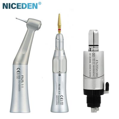 China FX Series Dental Air Turbine Sanding External Vs Right Angle Hand Piece Mini Push Button Low Speed ​​Handpiece For Air Moto for sale