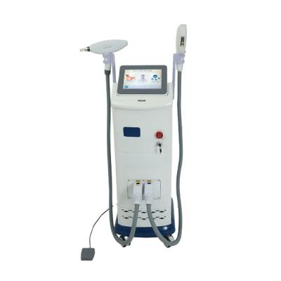 China Quick Tattoo Q-switched Removal Laser Acne Treatment ND Yag Price IPL e Light SHR Hair Removal Machine for sale