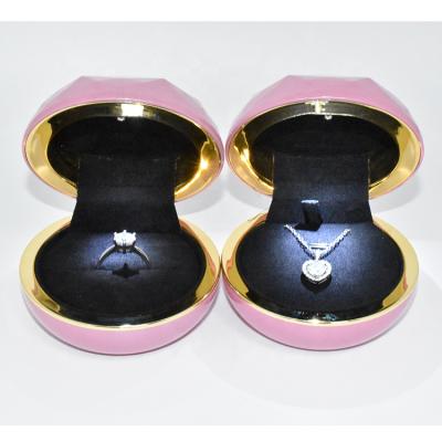 China Wholesale Custom Retail Modern Luxury Round Ring Packaging Boxes White Led Luxury Jewelry Packaging Gift Box for sale