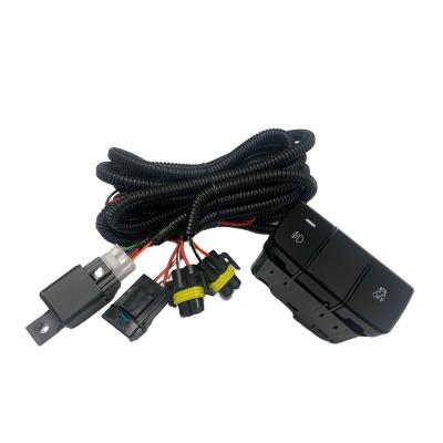 China For Hyundai CRETA Car Fog Lights Switch Wire Harness With Relay And Fuse Fog Light Lamp Wiring With LED For Hyundai CRETA for sale