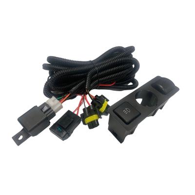 China For Chevrolet CORSA Montana MERIVA 12V Fog Lamp Light Fog Light Switch Button Wire Harness ON/OFF With Relay For Chevrolet CORSA Montana MERIVA for sale