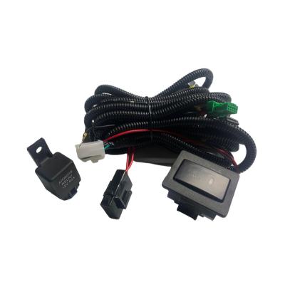 China Mazda 3 Manufacturer Custom Car Fog Light Wiring Harness Kit With Fuse And Relay Switch Cable For Mazda 3 for sale