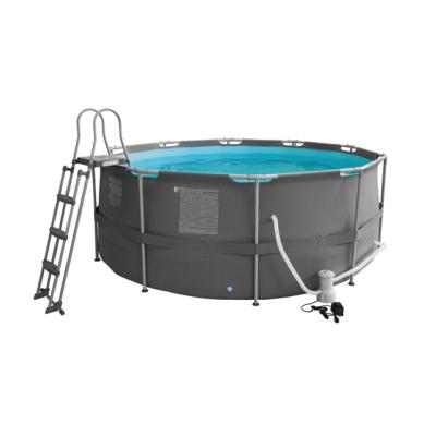 China MESH-PVC Asy Assembly 530gal Filter Pump Enclosed Pool Frame Pool Round Round Frame for sale