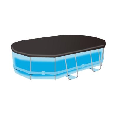 China PE 100g/m² ² Good Quality Hot Selling Oval Pool Covers Above Ground Swimming Pool Winter Cover for sale