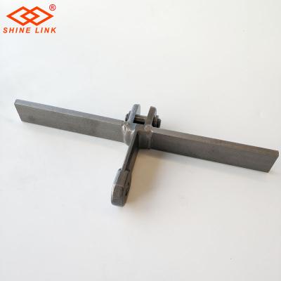 China Factory Pitch 200mm Forged Scraper Chain with Wing Attachment for sale