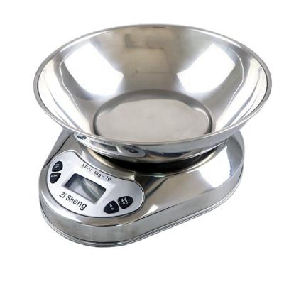 China High Quality Weight Function Digital Stainless Steel Kitchen Food Scale With Bowl Weighing Scale zu verkaufen