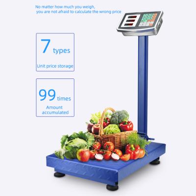 China Metal and ABS 150kg 300kg Weighing Machine Stainless Steel Plastic Digital Electronic Waterproof Platform Scale zu verkaufen