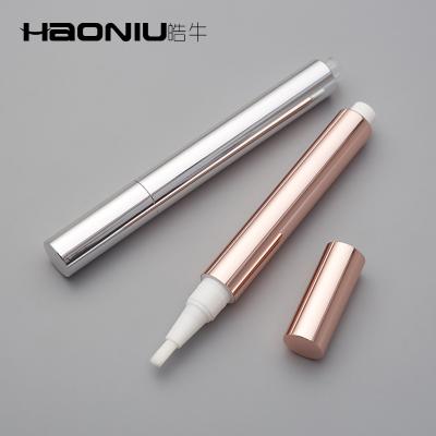 China 2020 Hot Sale 3ml Empty Plastic Aluminum Click Twist Design Cosmetic Pen For Teeth Whitening Gel, Lip Gloss Tube for sale